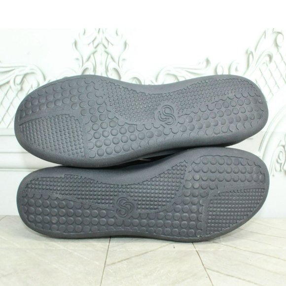 Clarks Sillian Dark Gray Leather Side Zip Casual Ankle Boots Size 7 M - Picture 9 of 9